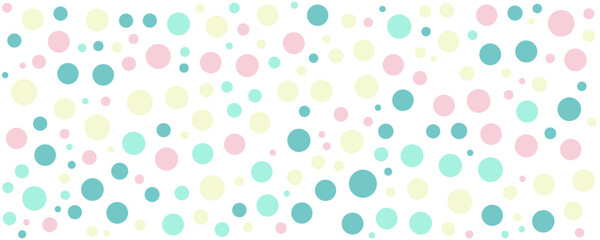 colorful background with polka dots