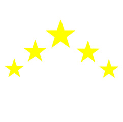 Obraz premium 5 Stars Customer Feedback Rating Review Star Five Star Symble,Rating Symbol In A Vector Illustration