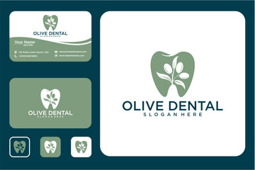 Set Of Modern And Minimalist Dental Business Cards And Logo Design