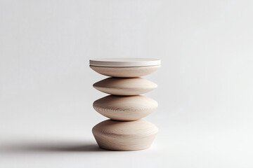 Stacked Wooden Table