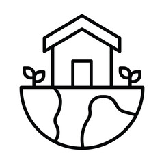 Icon Vector Mother Earth Day Design