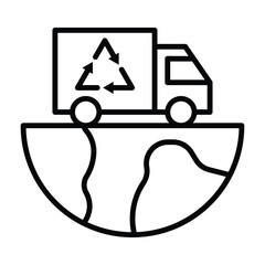 Icon Vector Mother Earth Day Design