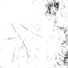 grunge texture with black scratches and stains, Dark weathered overlay pattern sample scratched grunge effect, Abstract old and grainy distressed vintage texture of cracks, chips, dot.