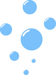 Fizzy Drink, Water Bubble, Soap foam bubbles suds framing shower gel, shampoo, shaving, mousse. Soda Drops Silhouette Icon Set. Soap Symbol Collection. Isolated Vector Illustration.