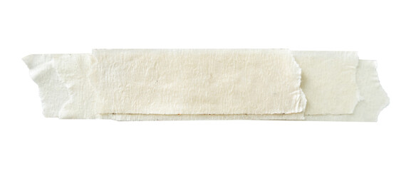 Paper tape on white background isolated