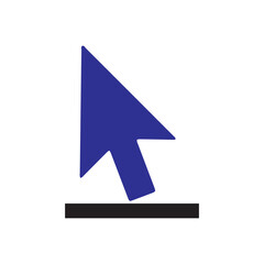 Mouse click cursor. Hand Cursor. Black single icons. Click icons. Vector illustration eps 10