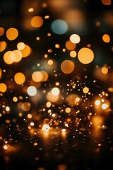 A dazzling display of vibrant lights, illuminating the dark with an ethereal glow of pure radiance and delight