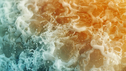 Energetic Splash in Dual Tones Abstract Liquid Background