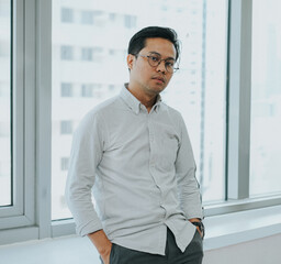Fototapeta premium portrait of a handsome young businessman