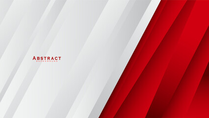 Abstract red white blank space modern futuristic background vector illustration design. Vector illustration design for presentation, banner, cover, web, card, poster, wallpaper