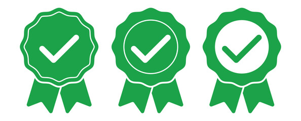 Obraz premium Certified Medal Icon. Approved certified icon. Certified seal . EPS 10.