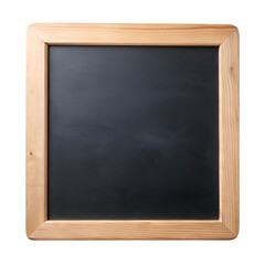 Black board isolated on transparent background