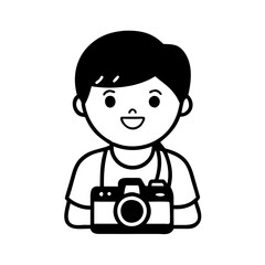 Hand-Drawn programmer Illustration