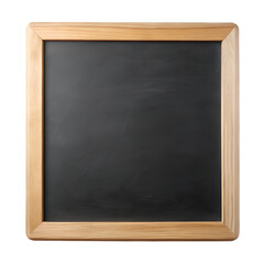 Black board isolated on transparent background