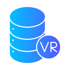 database gradient icon