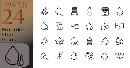 water Line cannot be edited already expanded and merged