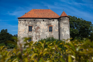 medieval castle Saint Miklosh in Chynadiyevo, Ukraine