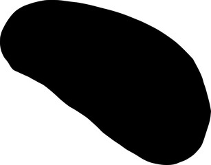Hotdog bun silhouette
