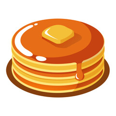 pancakes on a plate