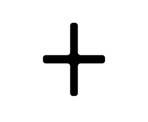 Fototapeta premium 3d render of a cross symbol on a white background