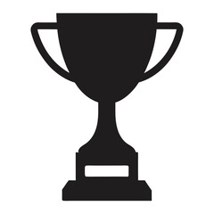trophy icon in trendy flat style vector illustration