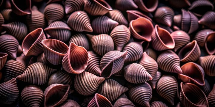 Long Exposure Pasta Wallpaper:  Italian Dry Pasta Shells Background Texture