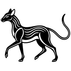 Obraz premium silhouette of a deer