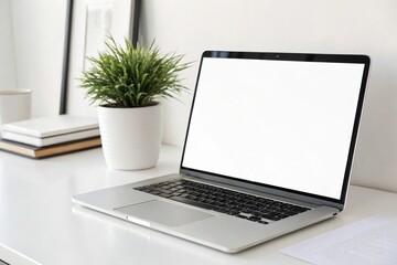 Fototapeta premium laptop on the table