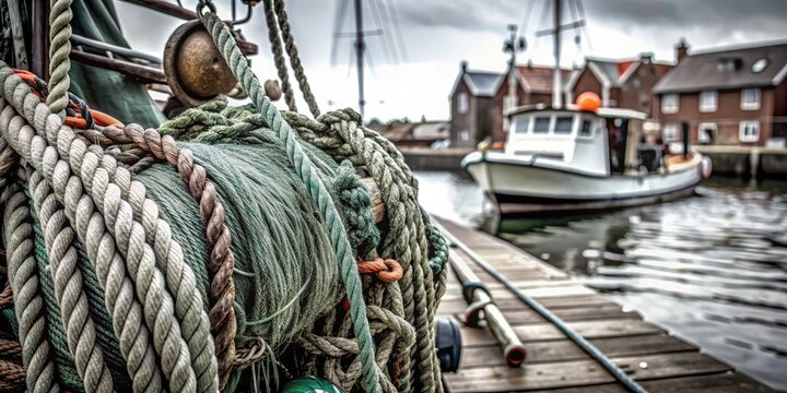 Macro Photography Urkersluis Urk Flevoland Netherlands - Stunning Close-up Details of Dutch Fishing Village