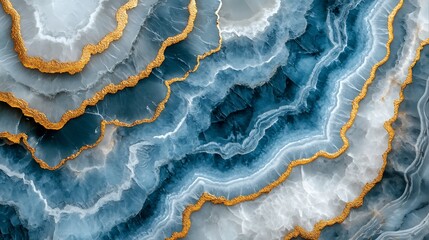Obraz premium A royal-inspired abstract with glowing gold and teal textures intertwined.