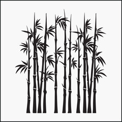 Naklejka premium bamboo