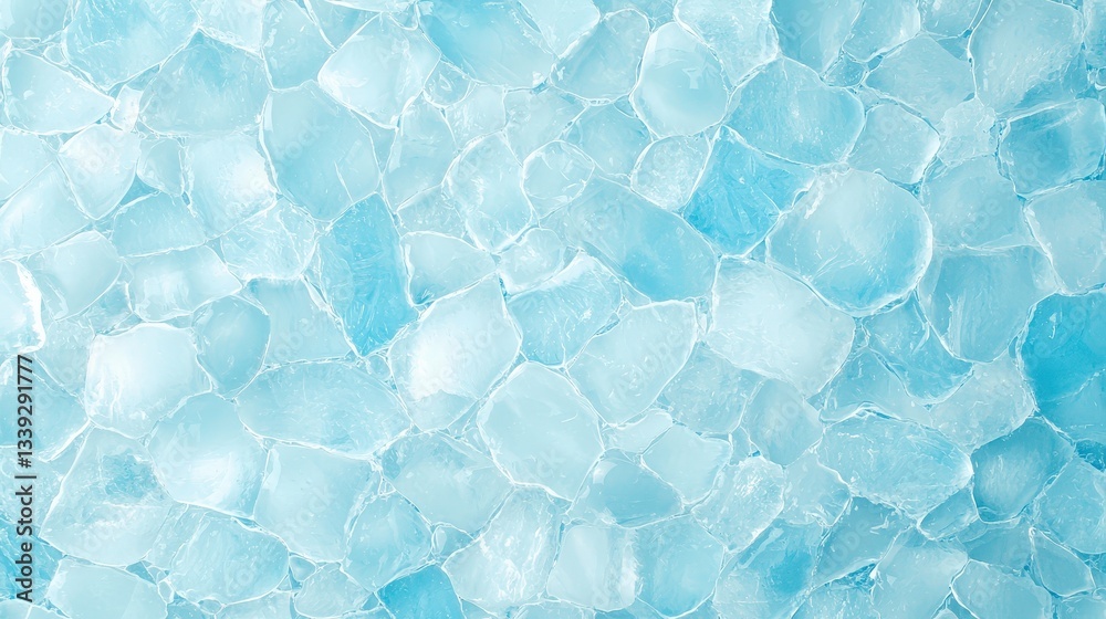 Canvas Prints cool blue ice texture background for winter design projects and seasonal graphics