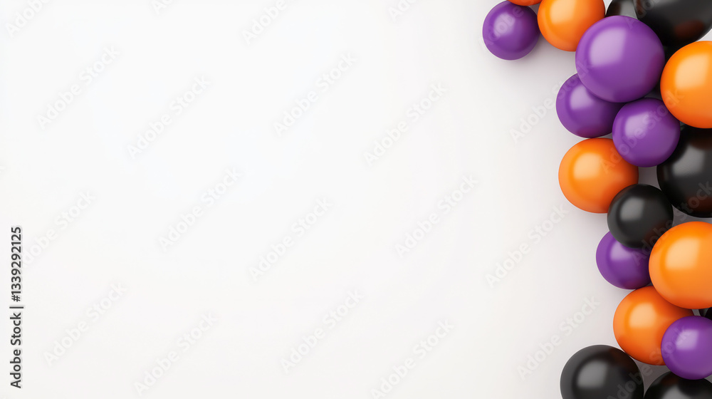 Poster a bunch of balloons with a blank space for your text