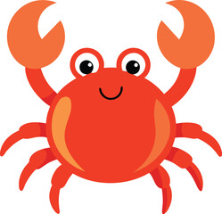 Cute Crab Vector Illustration