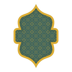 Islamic Shape Window Frame