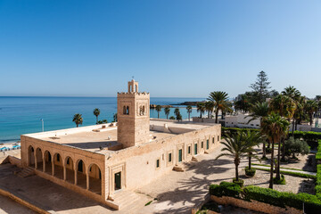 Great Mosque of Monastir, Tunisia, first built in the 9th century.