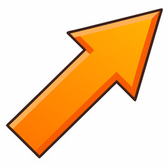 arrow isolated on white