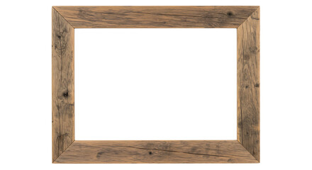 old wooden frame,old wooden photo frame isolated on white background