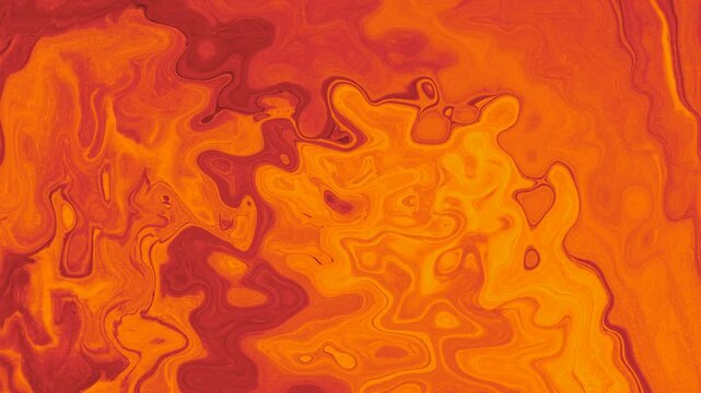 Liquid Colorful Paint pattens mix in slow motion. Liquid color paint patterns texture top view. Multicolor liquid paint surface.