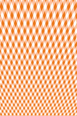 Textura o fondo de mantel de cuadros naranjas