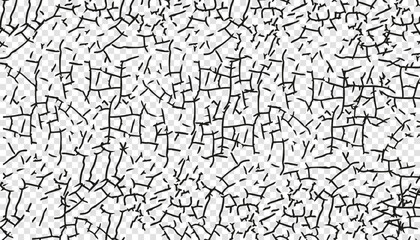 Cracks effect ground texture background. Vector illustration