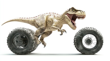 Tyrannosaurus Rex on Wheels: A Prehistoric Ride