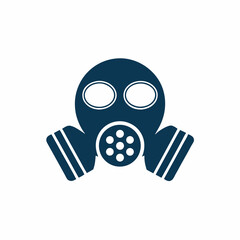 Minimalist Gas Mask Vector Design.