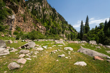 Tianshan Mountains in Kyrgyzstan