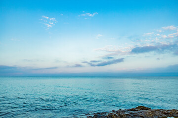 Horizont &uuml;ber Wasser auf Thasos im Trakischen Meer, Griechenalnd