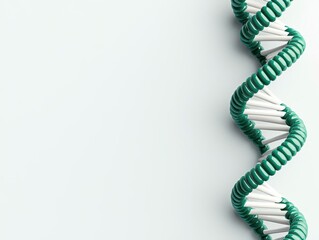 Highresolution bionanotechnology illustration in a sleek, minimal white setting, Biotechnology Minimalist, nanobiotech