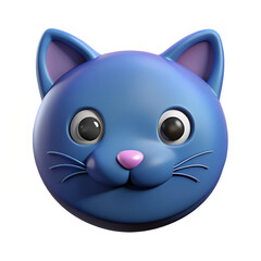 Naklejka premium cat head