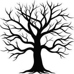 tree silhouette vector