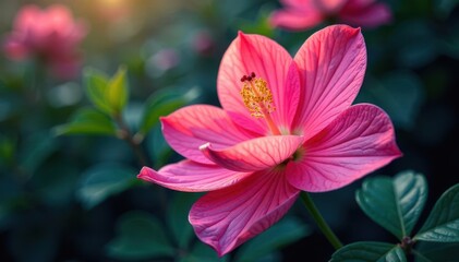 Abstract late-blooming flower, intricate details visible , close-up, autumn