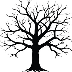 Fototapeta premium tree silhouette vector